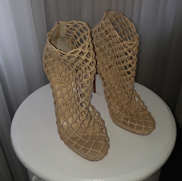 Christian Louboutin Porligat 120 Nude, sz 39 - Picture 3 of 10